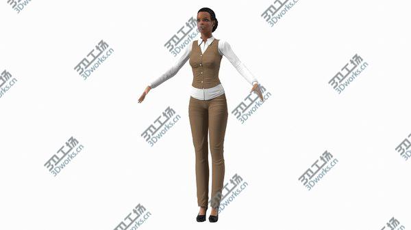 images/goods_img/20210312/3D Light Skin Business Style Woman Rigged/2.jpg